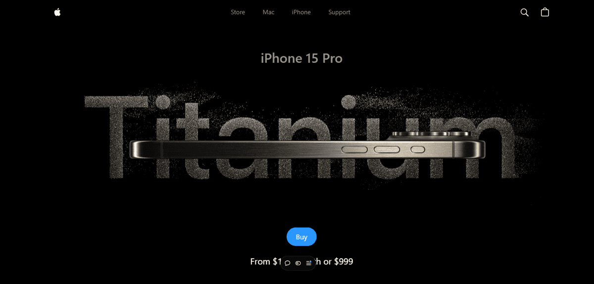 Apple Website Clone